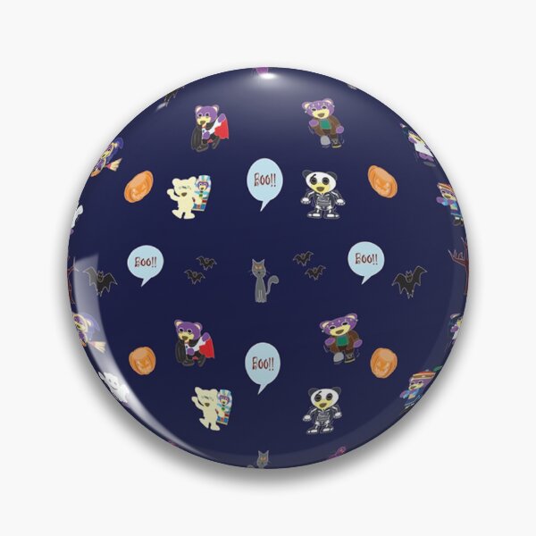 Item preview, Reunion halloween party with Mr.purple bear wallpaper, cute halloween, teddy bear lover designed and sold by Figaro-17.