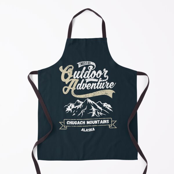 Item preview, Chugach Mountains in Anchorage, Alaska, United States - Vintage Mountain Outdoor Adventure Logo designed and sold by Vintage-TM.