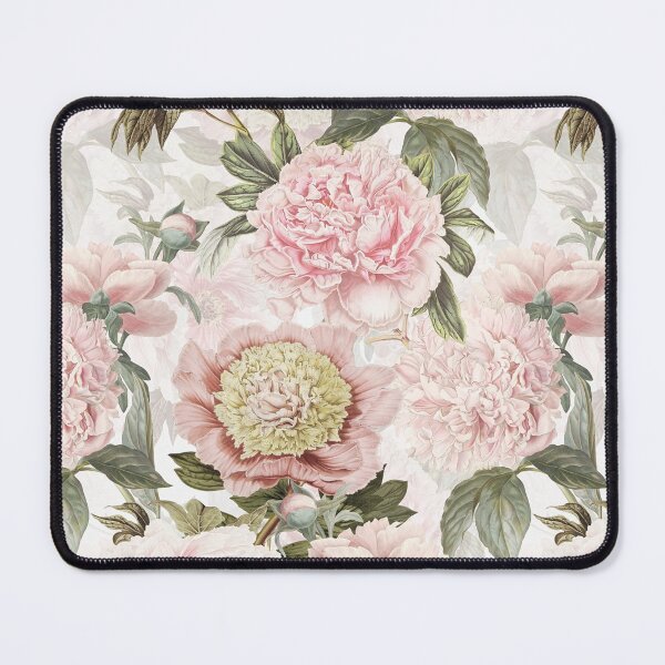 Item preview, Vintage Botanical Blush Peony Flowers Botanical Garden Pattern  designed and sold by UtArt.