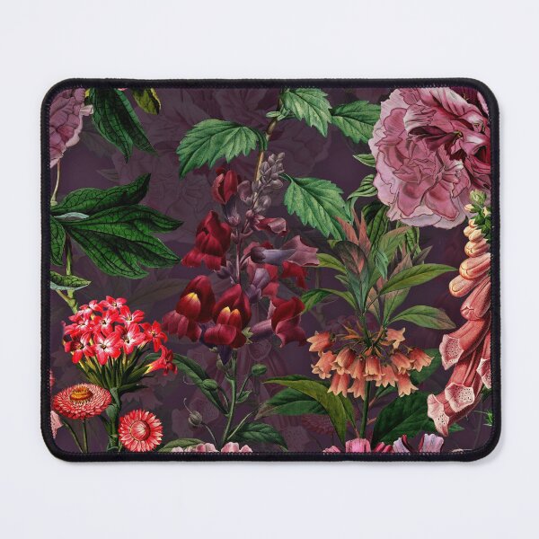Item preview, Vintage Pink Springflower Meadow Botanical Night Garden Nightgarden designed and sold by UtArt.