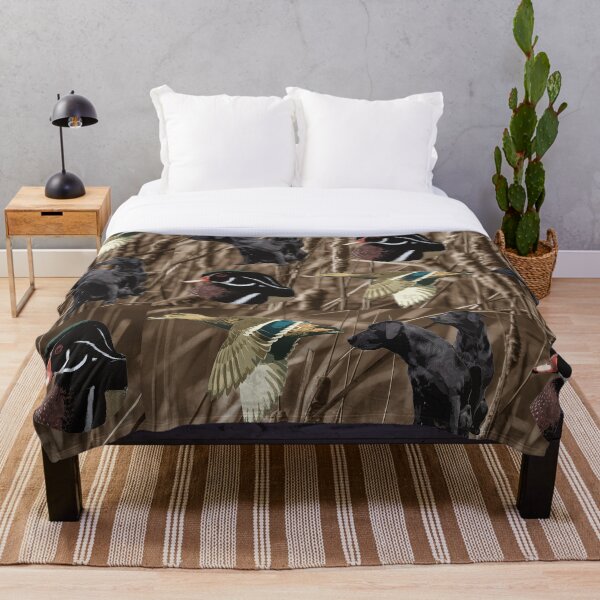 Item preview, Duck Hunting Labrador Retriever, Mallard, and Wood Duck Design designed and sold by LifeCrush.