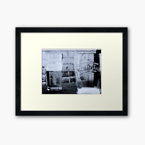 Working Classes And Their Glasses Framed Art Print