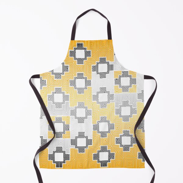 Artikelvorschau, Geometric, yellow, light grey, white, pattern entworfen und verkauft von Svitac.