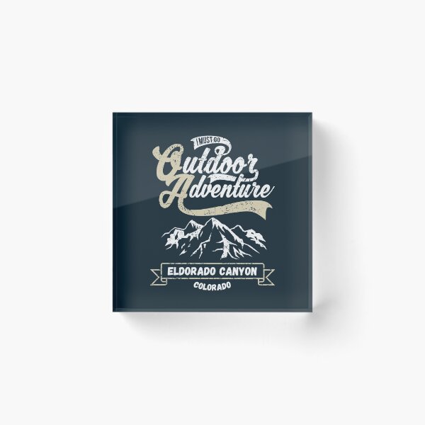 Item preview, Eldorado Canyon in Colorado, United States - Vintage Mountain Outdoor Adventure Logo designed and sold by Vintage-TM.