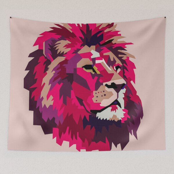 Item preview, Pink Lion designed and sold by TheSkullArmy.