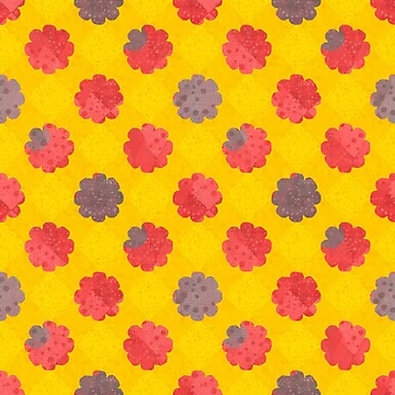 Artwork thumbnail, Floristic Geometric Shapes Pattern by RafaelLima7