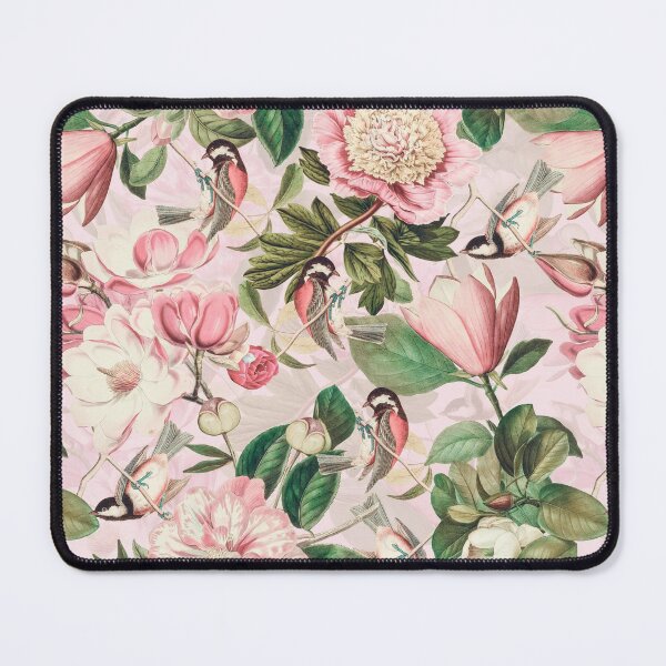 Item preview, UtART - Vintage Peonies Spring Flower Botanical Garden Pattern Pink Sepia Nightgarden designed and sold by UtArt.