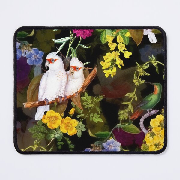 Item preview, Vintage Night Cockatoo Jungle 4 Botanical Garden Nightgarden designed and sold by UtArt.