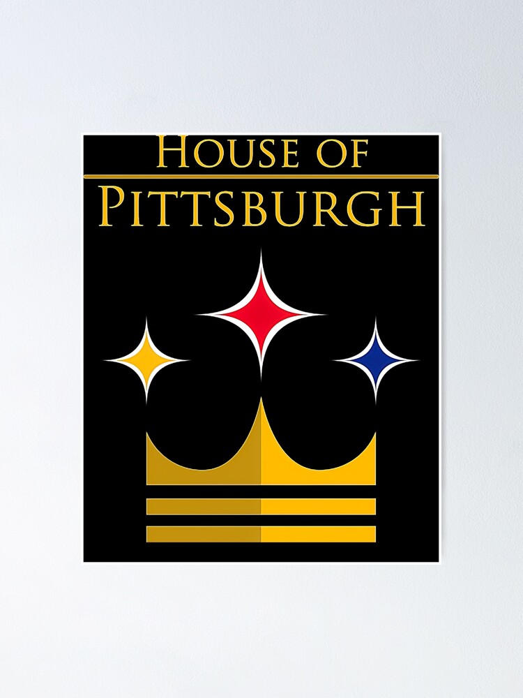 Pittsburgh Sports Teams In Front of Skyline Poster, Pittsburgh Steelers,  Pittsburgh Pirates, Pittsburgh Penguins Art