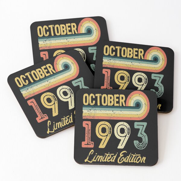Item preview, 1993 Birthday T-ShirtOctober 1993 Limited edition - Born in October Gift designed and sold by SwickDavies.
