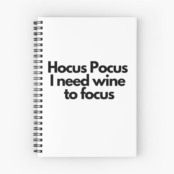 Item preview, Hocus Pocus I Need Wine to Focus designed and sold by Deez Direct.