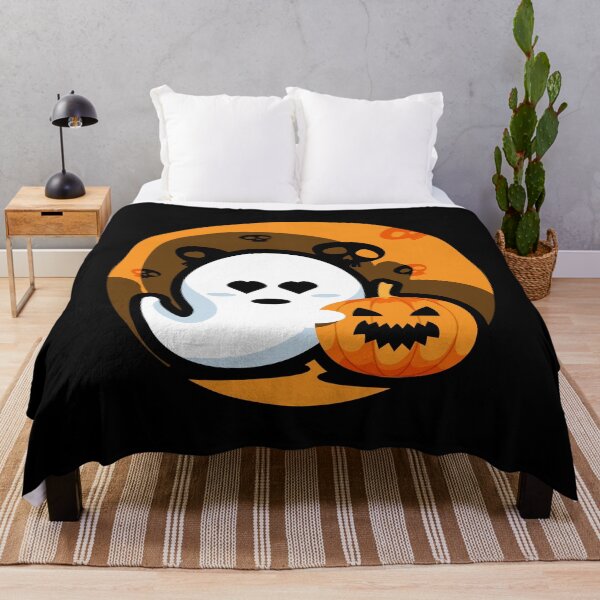 Item preview, El fantasma de Halloween ama la calabaza designed and sold by Milena-.