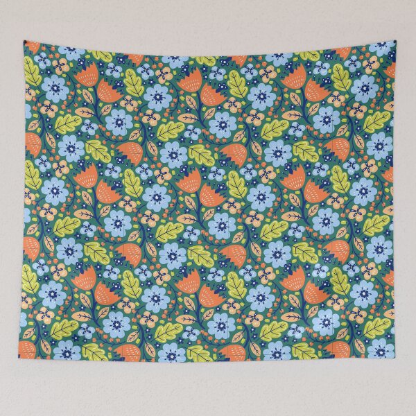 Item preview, Friendly Flowers Pattern designed and sold by RafaelLima7.