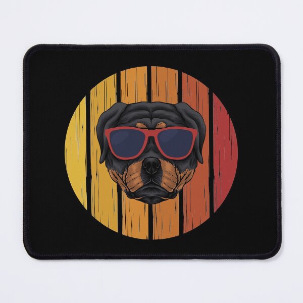 Artikelvorschau, Retro Rottweiler entworfen und verkauft von Uppercase Tees.