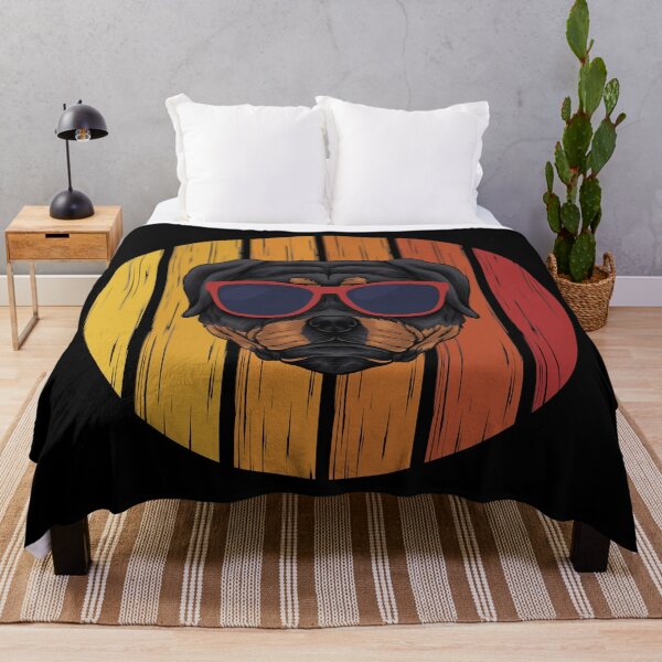 Item preview, Retro Rottweiler designed and sold by Uppercase Tees.