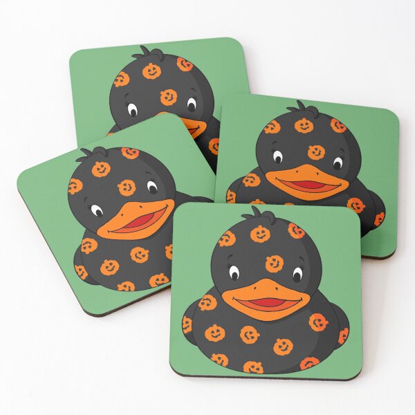 Item preview, Pumpkin Pattern Rubber Duck designed and sold by Alisha Ober Designs.