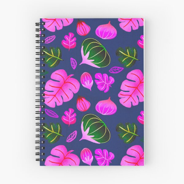 Item preview, Pumpkin & Monestra | Tropical Fall - Navy Pink designed and sold by Duniatozy.