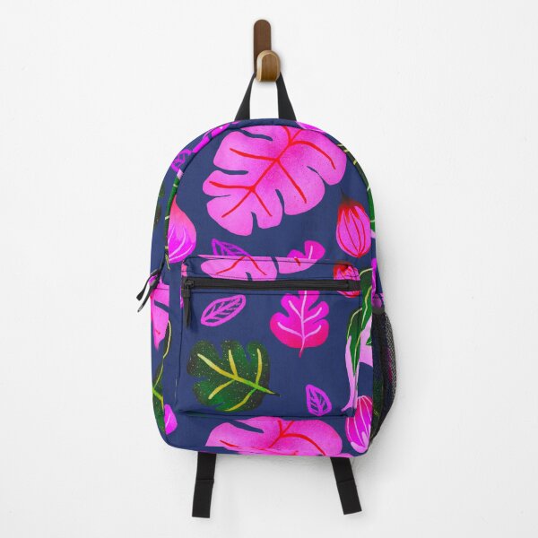 Item preview, Pumpkin & Monestra | Tropical Fall - Navy Pink designed and sold by Duniatozy.