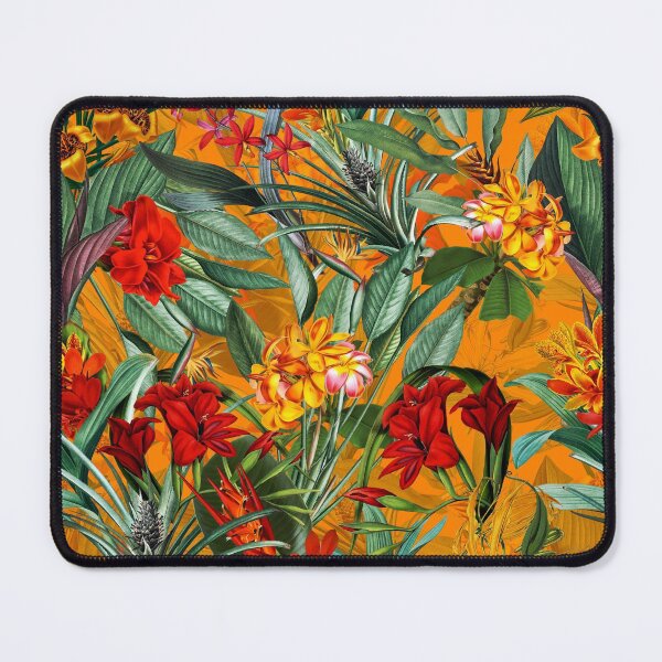 Item preview, Vintage Tropical Jungle Botanical Garden Yellow Nightgarden designed and sold by UtArt.