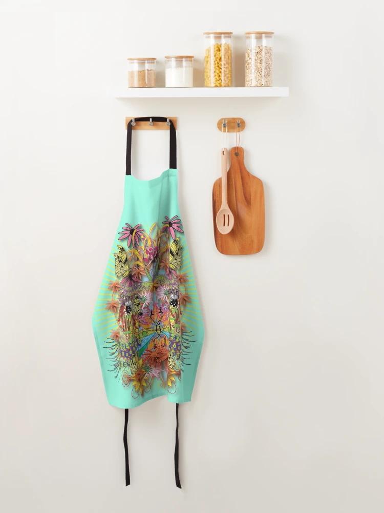 Thumbnail 4 of 6, Apron, Life 2 designed and sold by InfinitePathArt.