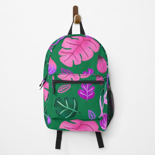 Item preview, Pumpkin & Monestra | Tropical Fall - Green Pink designed and sold by Duniatozy.