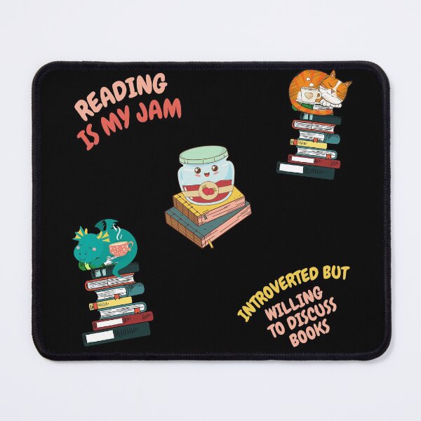Item preview, Introverted But Willing to Discuss Books Sticker Pack designed and sold by chloeinca.
