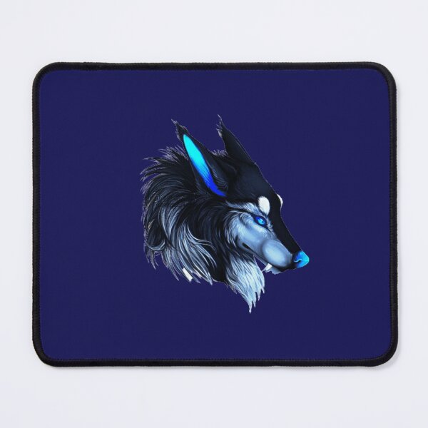 Item preview, Electric Blue wolf designed and sold by Rejcharms.