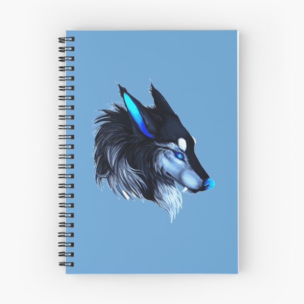 Item preview, Electric Blue wolf designed and sold by Rejcharms.