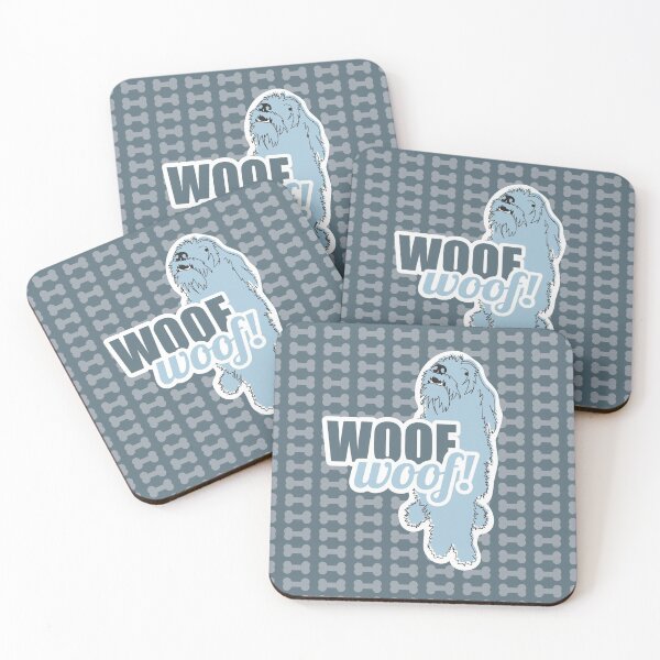 Item preview, Cockapoo Labradoodle Fluffy Dog Teddy WW Blue designed and sold by Claire Frame.
