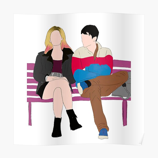 Maeve And Otis Bench Sex Education Poster For Sale By Awesomefanarts Redbubble 