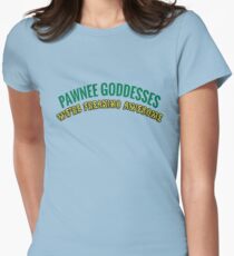 Pawnee Goddesses Leslie Knope Women's Fitted T-Shirt