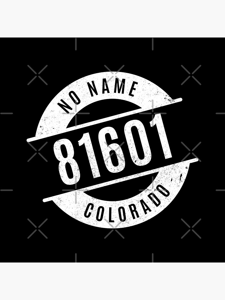 No Name Colorado 81601 Zip Code' Sticker for Sale by creativecurly |  Redbubble