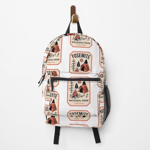 Artikelvorschau, Yosemite National Park Retro Camping entworfen und verkauft von HalpinDesign.