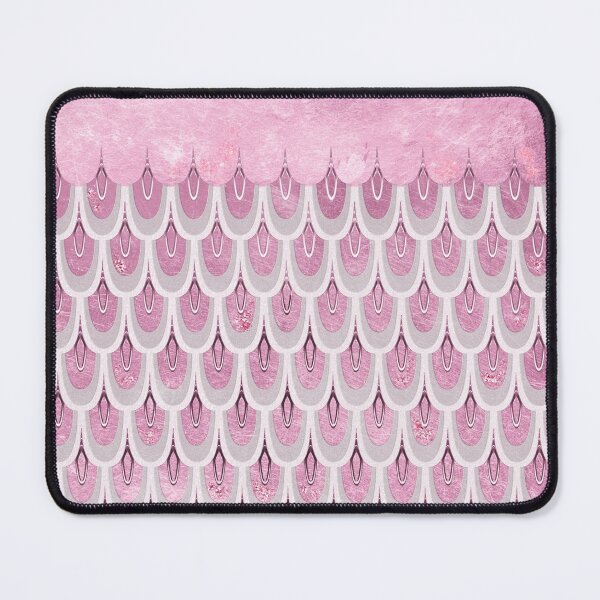 Item preview, Shiny Pink Glitter Mermaid Fish Scales designed and sold by UtArt.