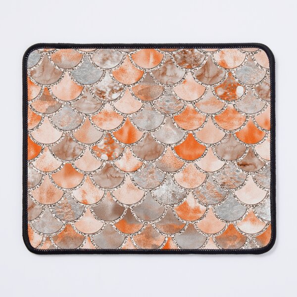 Item preview, Peach and rose gold Mermaid Scales designed and sold by UtArt.