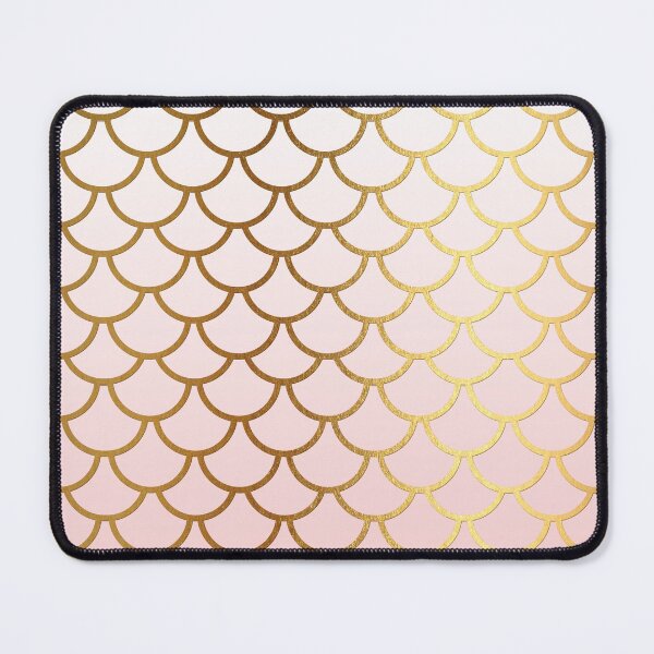 Item preview, Rosegold Pink and Gold Mermaid Scales designed and sold by UtArt.