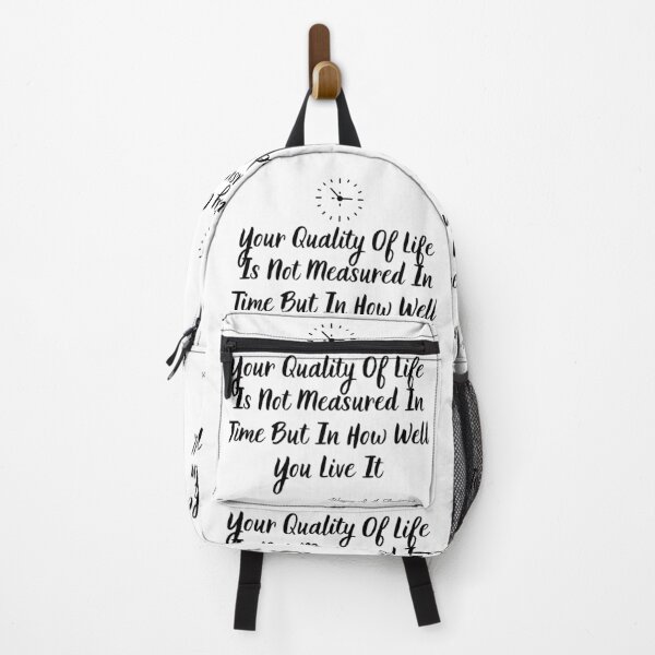 Item preview, Your Quality Of Life-Black Text designed and sold by Trendi61.