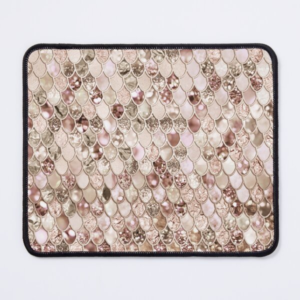 Item preview, Rose Blush Mermaid Glitter Scales designed and sold by UtArt.