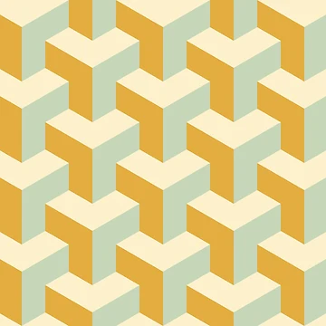 Artwork thumbnail, Geometric Parallel Dimension Pattern by RafaelLima7
