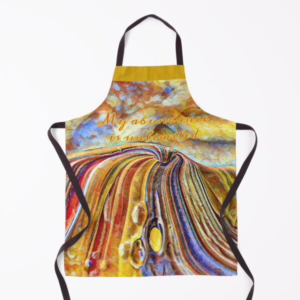 Item preview, My Abundance Is Unlimited Self Affirmation, Abstract Impressionist Painting Print designed and sold by iASunshine.