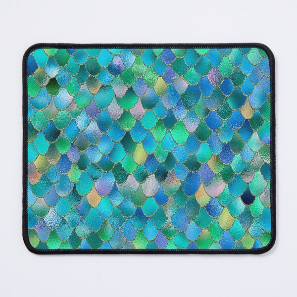 Item preview, Evening Ocean Blue Mermaid Glitter Scales designed and sold by UtArt.
