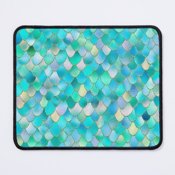 Item preview, sunny day Ocean blue mermaid glitter scales designed and sold by UtArt.