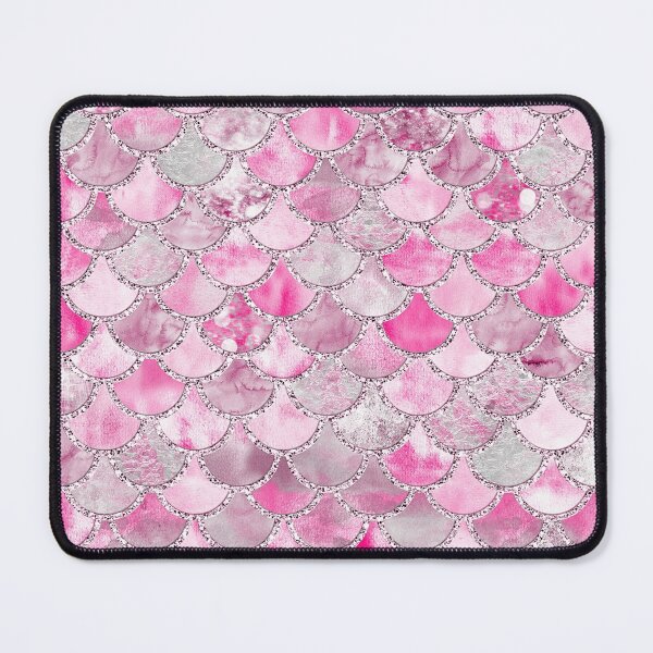 Item preview, Pink watercolor and glitter mermaid scales designed and sold by UtArt.
