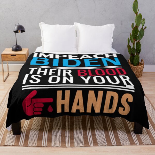 Artikelvorschau, Anti Biden T-ShirtImpeach Biden Ihr Blut ist an deinen Händen, lustiger Anti Biden entworfen und verkauft von SwickDavies.