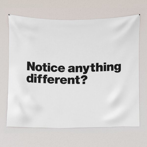 Item preview, Notice anything different? (black) designed and sold by dudethecreator.