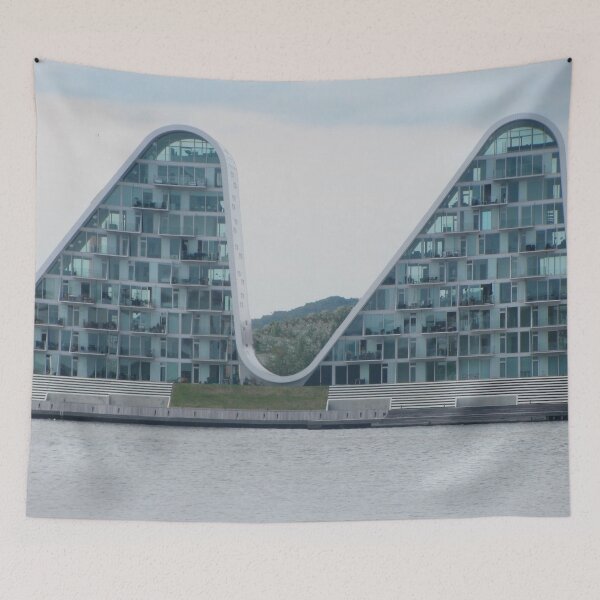 Item preview, Living in the wave, modern architecture  designed and sold by Lady-Frost.