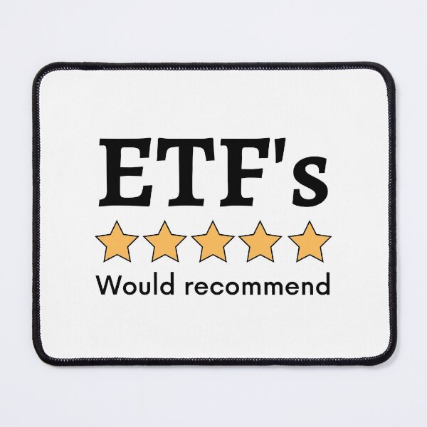 Item preview, ETFs would recommend - Passive income // Stock Market // Diversification // Personal Finances designed and sold by Rat to Lion.