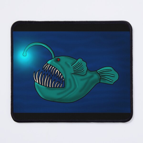 Item preview, Anglerfish illustration designed and sold by Scat the cat.