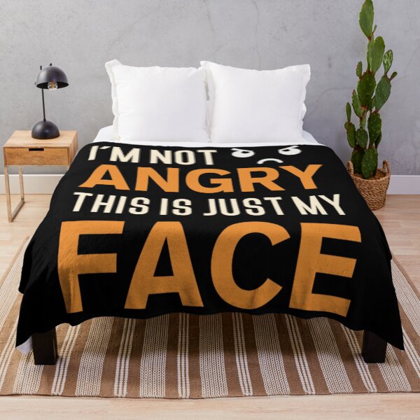 Item preview, Angry Face T-Shirti'm not angry this is just my face, funny angry saying designed and sold by SwickDavies.