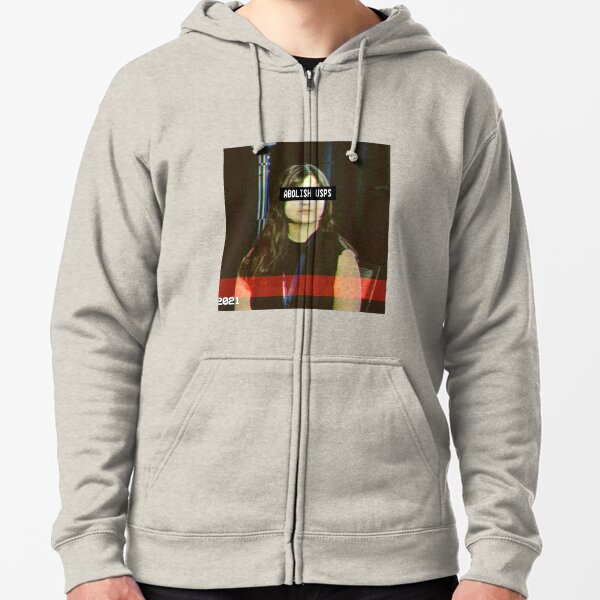 Anarchy Wave Series: Abolish USPS Zipped Hoodie